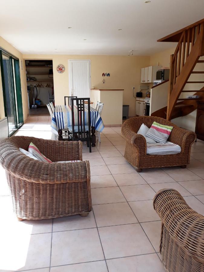 סנט-קולומב Maison Avec Jardin Et Plage De Sable Fin Accessible A Pied A 300M מראה חיצוני תמונה